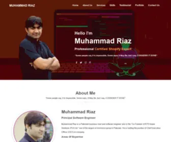 Muhammadriaz.com(Muhammad Riaz) Screenshot