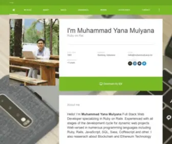 Muhammadyana.me(Muhammad Yana Mulyana) Screenshot