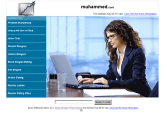 Muhammed.com(Forsale Lander) Screenshot