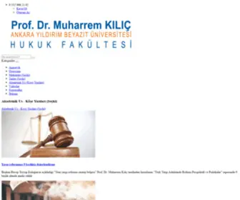 Muharremkilic.com(Prof. Dr. Muharrem KILIÇ) Screenshot