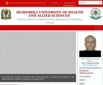 Muhas.ac.tz(MUHAS Website) Screenshot