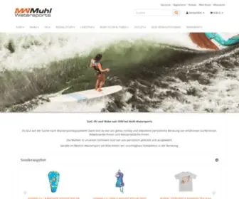 Muhl-Watersports.de(Muhl-Watersports  Dein Wassersport Pro Shop für Wakeboard, Wakeskate) Screenshot