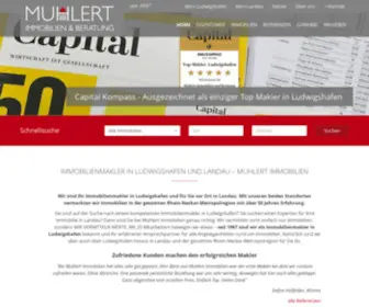 Muhlert.de(Ihr Immobilienmakler Ludwigshafen) Screenshot