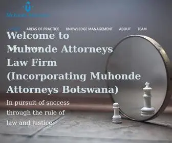 Muhondeattorneys.com(Muhonde Attorneys law firm. Muhonde Attorneys) Screenshot