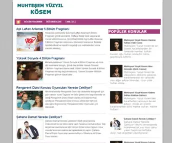 Muhtesemyuzyil.org(The Leading Muh Tese Myuz Yil Site on the Net) Screenshot
