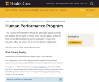 Muhumanperformance.com(The Human Performance Program) Screenshot