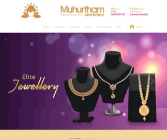 Muhurthamjewellery.com(Boutique Jewellery) Screenshot