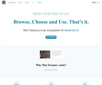 Mui-Treasury.com(The mission) Screenshot