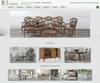 Muifurniture.com(We are indoor furniture manufacture) Screenshot