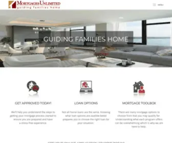 Muihomeloans.com(Mortgages Unlimited) Screenshot