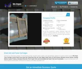 Muimpex.co.in(Mu Impex) Screenshot