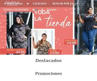 Muimuiplus.com(MuiMui Plus Size Store) Screenshot