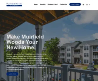Muirfieldwoodsapartments.com(Muirfield Woods Apartments) Screenshot