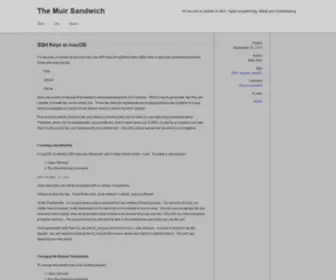 Muirsandwich.com(The Muir Sandwich) Screenshot