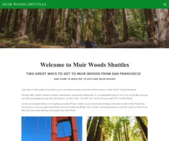 Muirwoodsshuttlesandtours.com(Muir Woods Shuttles and Tours) Screenshot