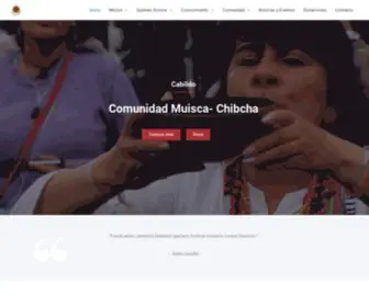 Muiscas.org(Cabildo muisca) Screenshot