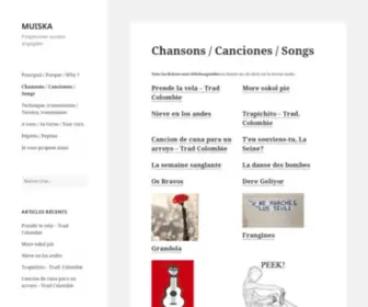 Muiska.org(Polyphonies vocales engagées) Screenshot