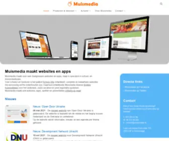 Muismedia.nl(Muismedia maakt websites en apps) Screenshot