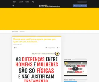 Muitointeressante.com.br(Muito Interessante) Screenshot
