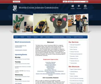 Mujc.org(Morris-Union Jointure Commission) Screenshot