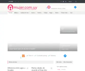 Mujer.com.uy(El portal de la mujer uruguaya) Screenshot