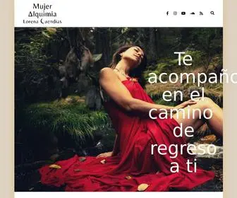 Mujeralquimia.com(Inicio Lorena) Screenshot