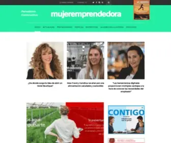 Mujeremprendedora.net(La primera revista de Europa para emprendedoras) Screenshot