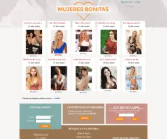 Mujeres-Bonitas.com(Mujeres Bonitas) Screenshot