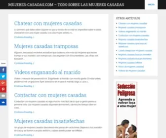 Mujeres-Casadas.com(Todo sobre las mujeres casadas) Screenshot