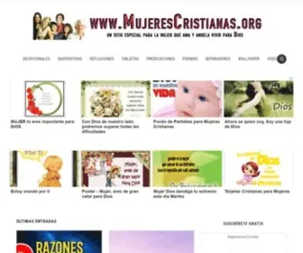 Mujerescristianas.org(Mujeres Cristianas.org) Screenshot