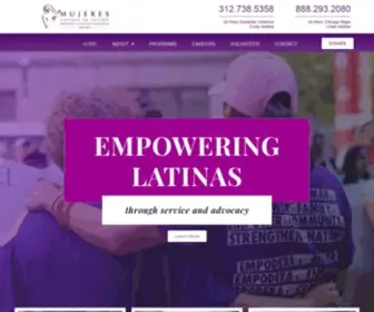 Mujereslatinasenaccion.org(Mujeres) Screenshot