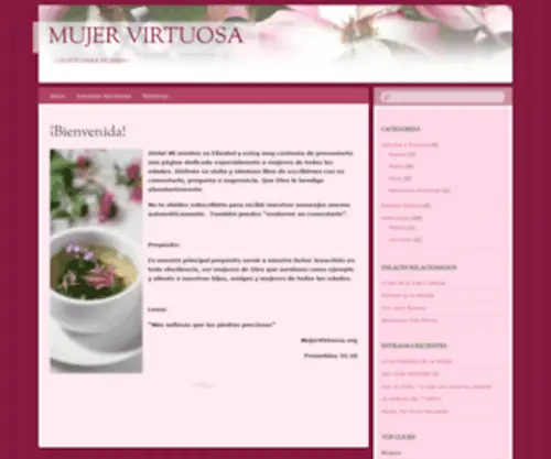 Mujervirtuosa.org(Mujer Virtuosa) Screenshot