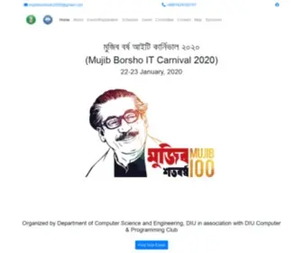 Mujibborshoitcarnival.com(Mujib Borsho IT Carnival 2020) Screenshot