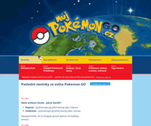 MujPokemongo.cz(Pokemon GO CZ&SK) Screenshot