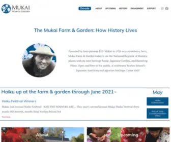 Mukaifarmandgarden.org(A historic farm in the center of Vashon Island) Screenshot