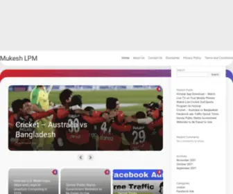Mukeshlpm.com(Mukesh LPM) Screenshot