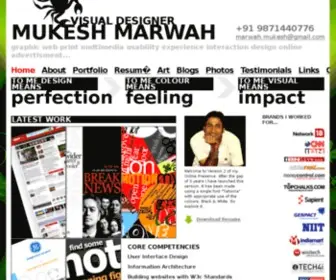 Mukeshmarwah.net(Mukesh Marwah) Screenshot