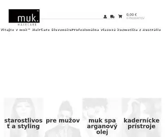 Mukhair.sk(Profesionálna starostlivosť o vlasy) Screenshot