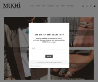 Mukhisisters.com(Mukhi Sisters Online Shop) Screenshot