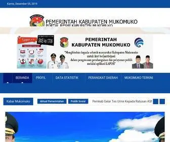 Mukomukokab.go.id(]||[ Situs resmi Pemerintah Daerah Kabupaten Mukomuko ]) Screenshot