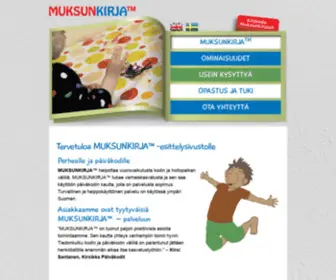 Muksunkirja.fi(MUKSUNKIRJA) Screenshot