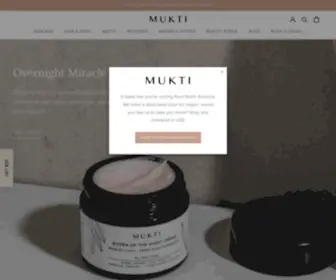 Muktiorganics.com(Mukti Organics Australia) Screenshot