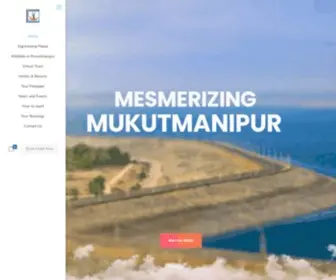 Mukutmanipurtourism.com(The Famous Tourist Spot Mukutmanipur Dam) Screenshot