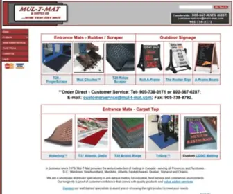 Mul-T-Mat.com(Industrial Matting) Screenshot