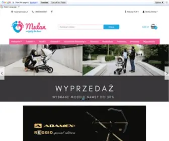 Mulan.pl(Mulan Sklep Dla Dzieci) Screenshot