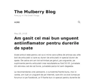 Mulberryinvitations.com(The Mulberry Blog) Screenshot