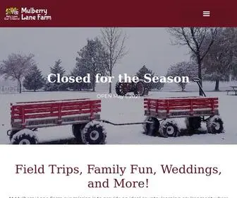 Mulberrylanefarmwi.com(Our mission) Screenshot