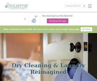 Mulberryscleaners.com(Dry Cleaning & Laundry) Screenshot