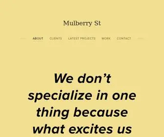 Mulberryst.net(We don’t specialize in one thing because what excites us the most) Screenshot