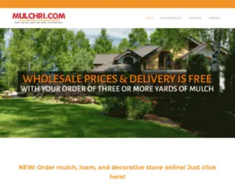 Mulchri.com(Mulch RI) Screenshot